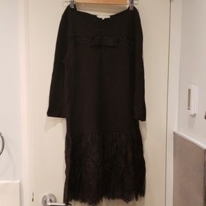 Sandro black dress